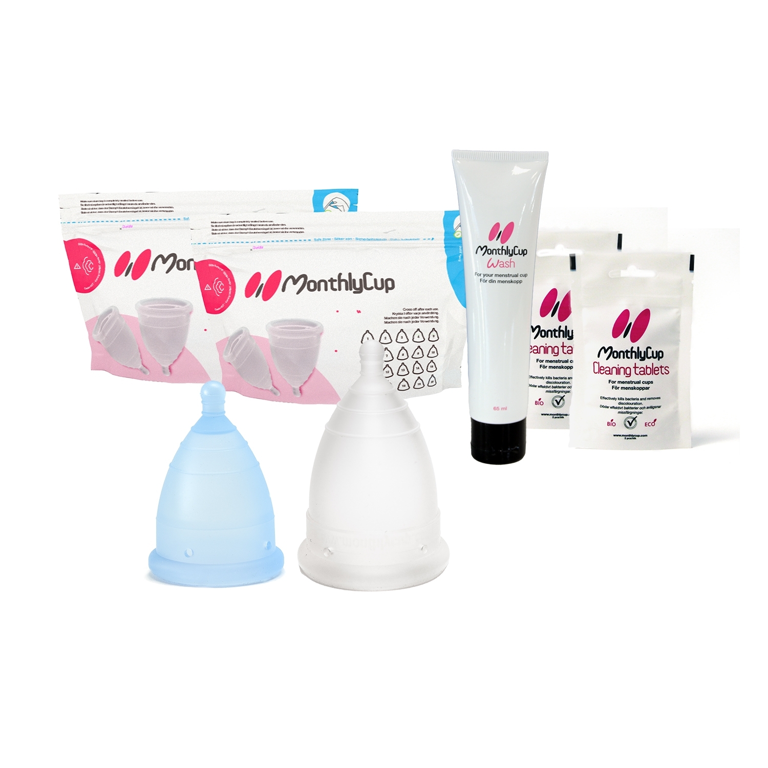 Menstrual Cup MonthlyCup Start kit size Mini and Normal Shop